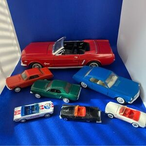 Lot Of Vintage Mustang Diecast Cars ( 7)